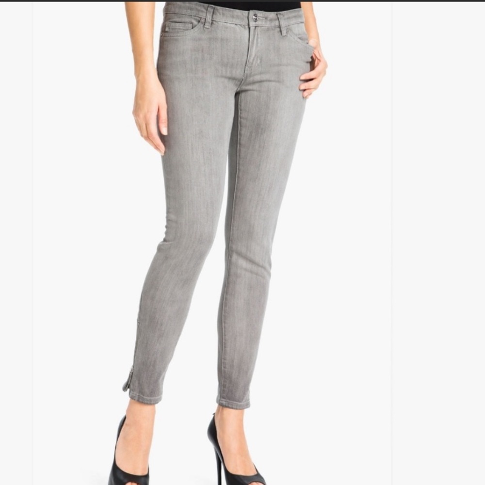 Michael Kors Ankle Zipper Skinny Jeans